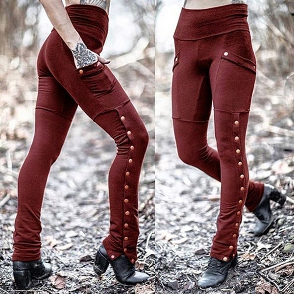 

women streetwear autumn spring pencil pants skinny patchwork rivet trousers women casual joggers high waist female trousers, Black;white