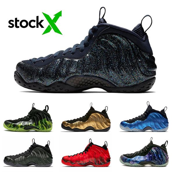 

Любимый Air Foamposite Пенни Hardaway обувь к 2020 году новые мужские ботинки баскетбола Обсидиан металлик золото ОИ королевский Спорт кроссовки