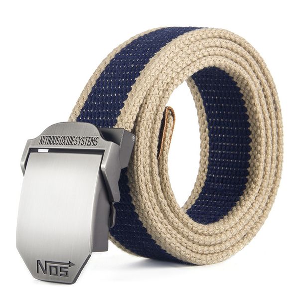 

casual long belt men tactical designer army belts for cargo shorts trousers canvas belt metal buckle belts 120cm, Black;brown