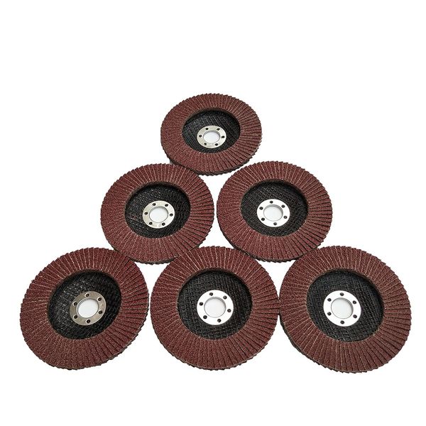 

10 psc 100mm grinding wheels flap discs 40-320 grit angle grinder abrasive tool polishing sanding grinding wheel