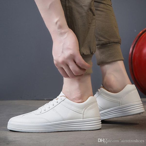 

fashion casual shoes platform triple white sneaker combination shoes mens fashion casual shoes size 36-44, Black
