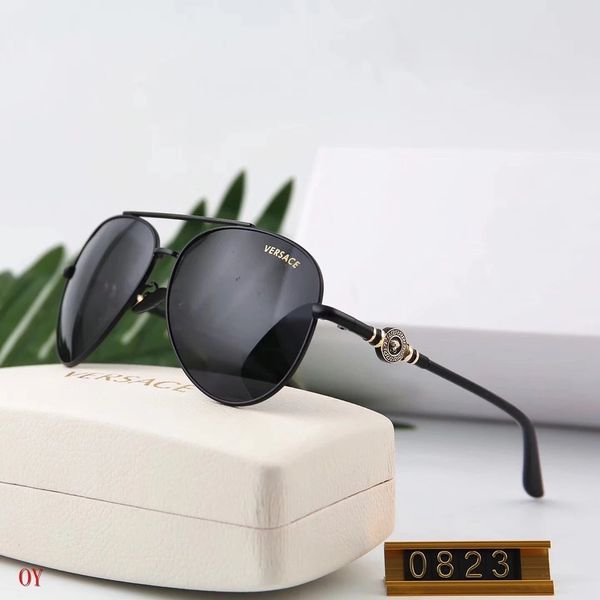 

mirror adumbral glasses designer sunglasses luxury sunglasses for mens womens uv400 style 0823 7 colors optional with box, White;black