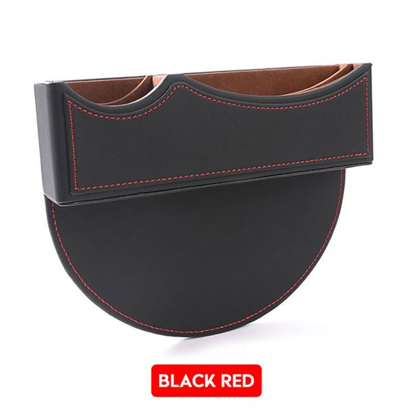 

vehemo leather 1pc wood universal durable seat gap box organizer charging cable hole anti-dirty phone holder sort out auto