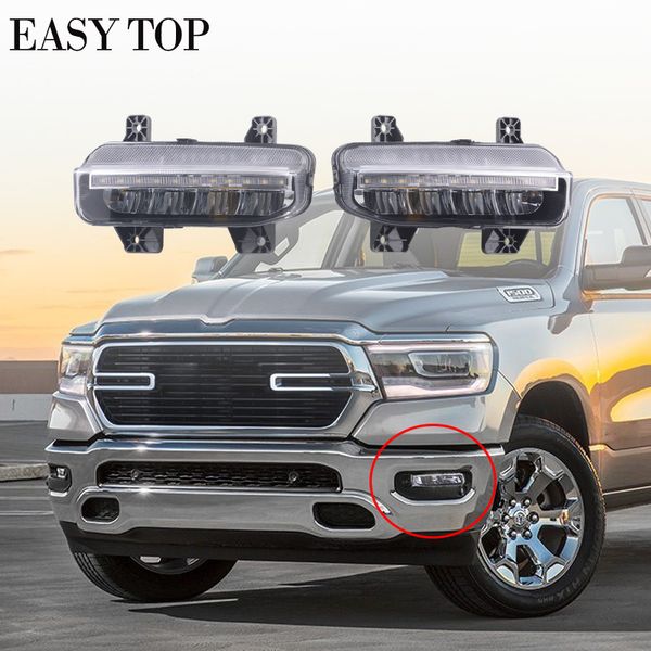 

modified type led daytime running light fog light for dodge 2019