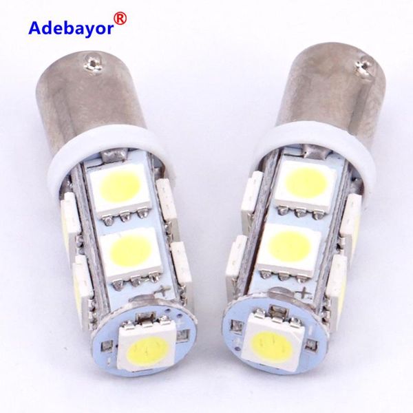

3000pcs/lot ba9s t4w 6000k white 9 smd led auto license plate light door bulb trunk light car led marker gauge lamps 12v dv