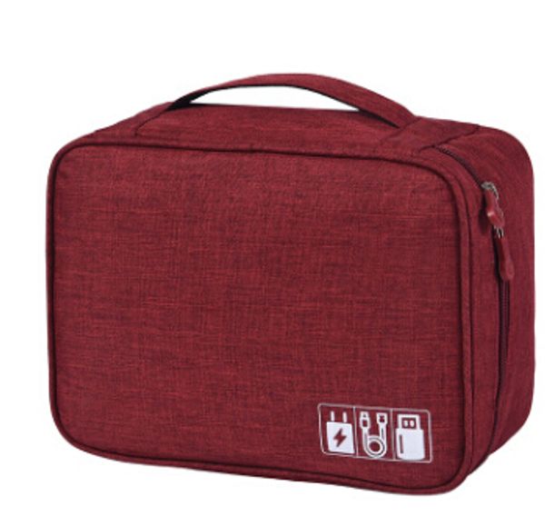 

digital storage bag travel gadget organizer case for hard disk/usb/data cable