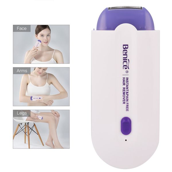 

laser epilator women hair removal electric depilator pain lady epilation sense-light shaver technology depilatory device 45