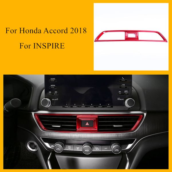 

5 colors car center console air outlet trim frame abs interior decoration accessories for accord 2018 for inspire