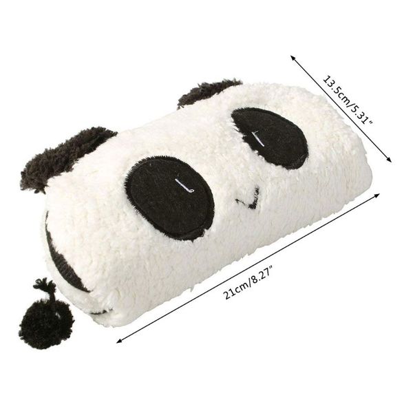 

fashion cute panda shape pen pencil case women girls cosmetic makeup bags multifunction coin holder purse wallet organizer new