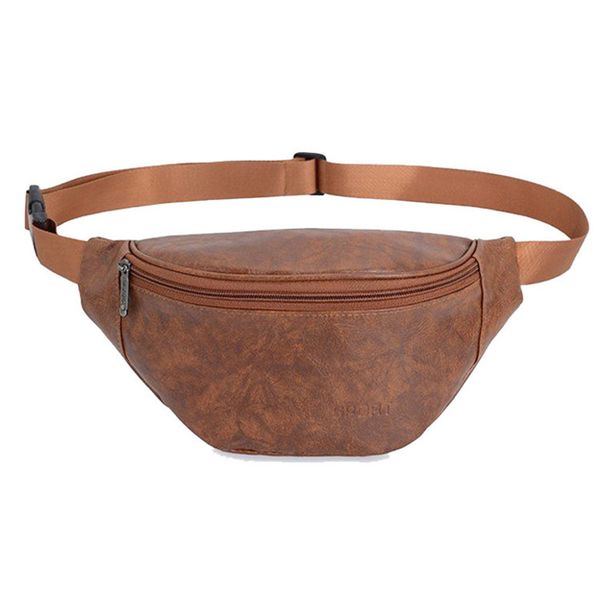 

simple waist pack 2019 new fashion chest bag waist bags women designer fanny pack fashion belt bag pu leather a1