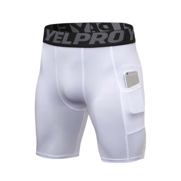 

mens running shorts quick dry elastic fitness tight short men profession workout training jogging sweatpants, Black;blue