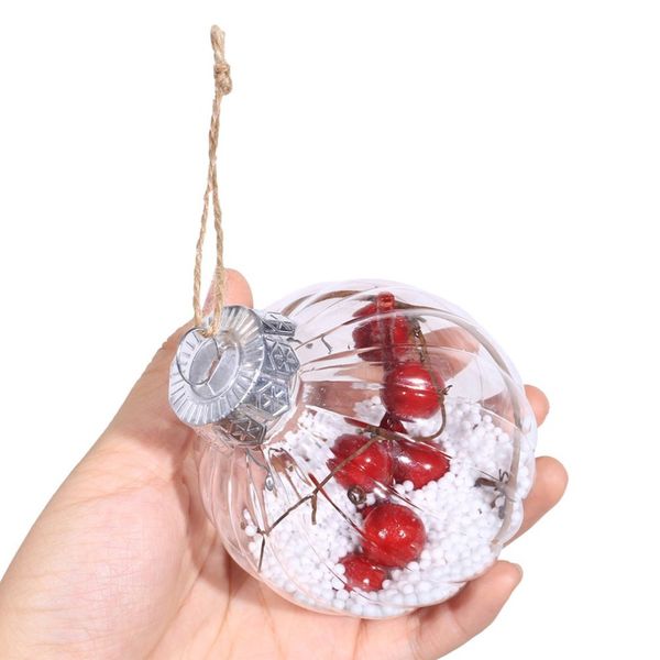

christmas decoration christmas tree round plastic carapace including four different types of christmas accessories