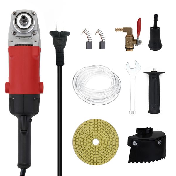 

multifunctional high accuracy car polisher machine stone concrete marble granite polishing machine water mill angle grinder