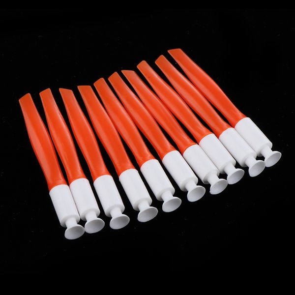 

10 pcs portable dual-ended false nail tips suction cup stick nails art tools