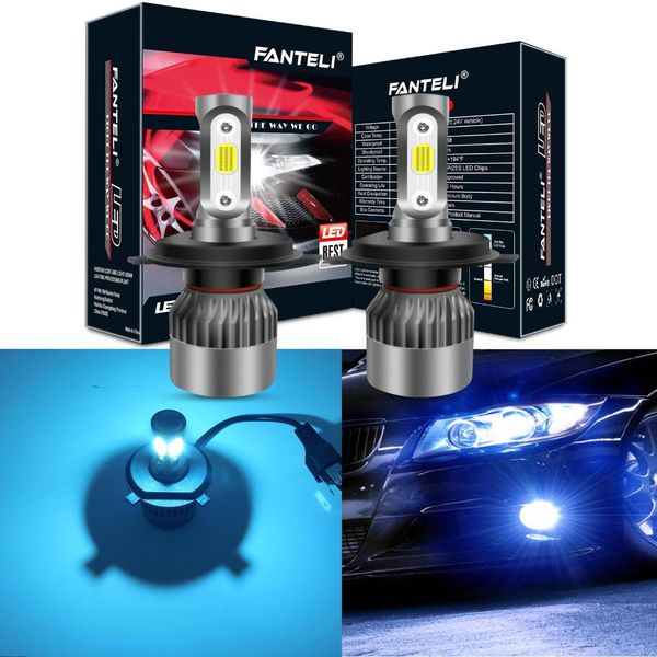 

fanteli 2x h4 h7 h11 h9 h8 9005 9006 h13 9004 9007 h1 h27 880 5202 auto car led headlight bulbs 6000k 8000k 4300k 3000k 12000k