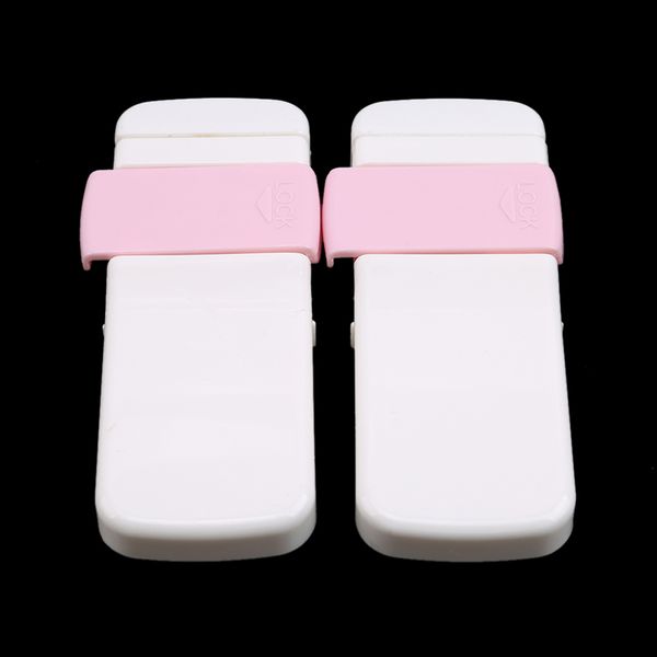 

2pcs solid refrigerator locks baby security protection cabinet toddler child safety lock door window closet wardrobe