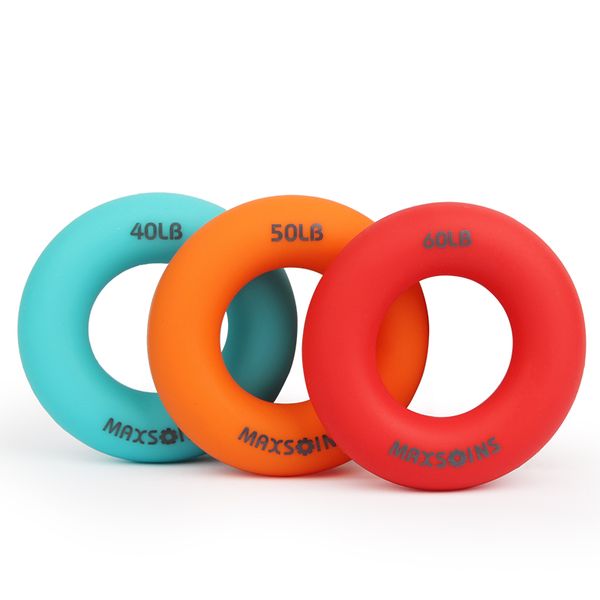 

3pcs hand gripper trainer forearm hand carpal expander dynamometer strengthen training finger exersiser grip strength force