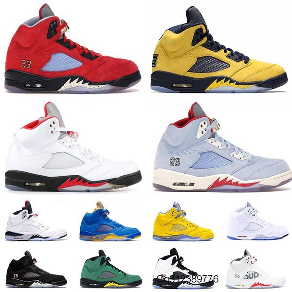

2020 5s new jumpman fire red mens basketball shoes paris michigan fab sup white psg ice blue oregon ducks sports sneakers