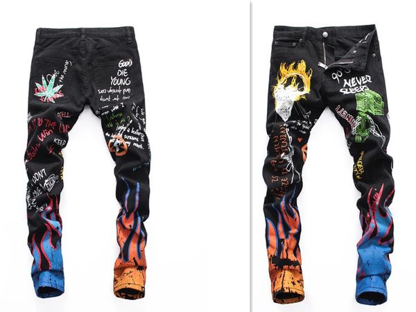 

new 2020 mens designer jeans fashion streetwear mens jeans ripped design pencil pants mens pants men hip hop men pants, Blue