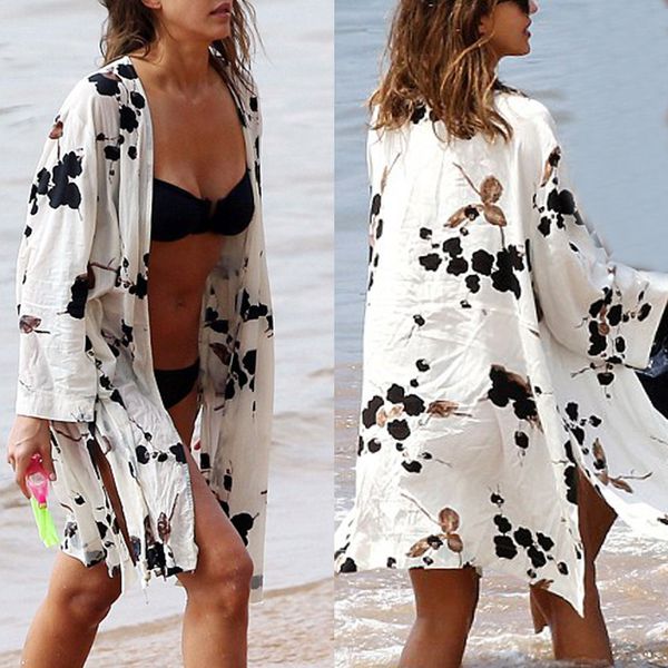 

women beach cover up vintage swimwear ladies tunics kaftan beach dress wear women robe de plag cardigan, Blue;gray