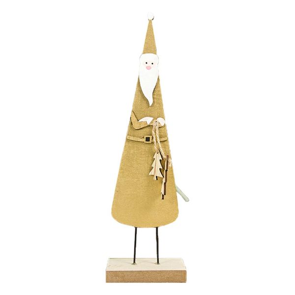 

новогодние украшения деревянное трехмерный покрашен сант украшение новогодние украшения рабочего стола