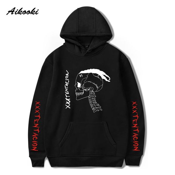 

aikooki xxxtentacion print fashion hoodies sweatshirts boy/girl spring fall winter harajuku streetwear hoodies sweatshirts, Black