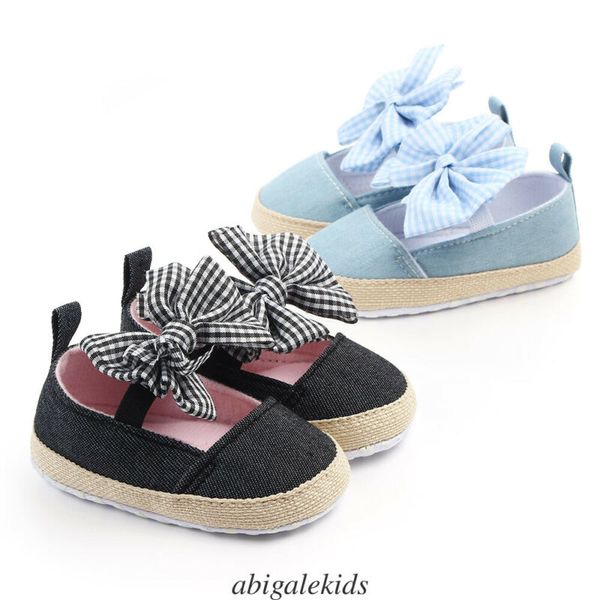 

baby first walkers newborn toddler girl princess bowknot shoes newborn baby soft sole anti-slip crib shoes 0-18m, Black;red
