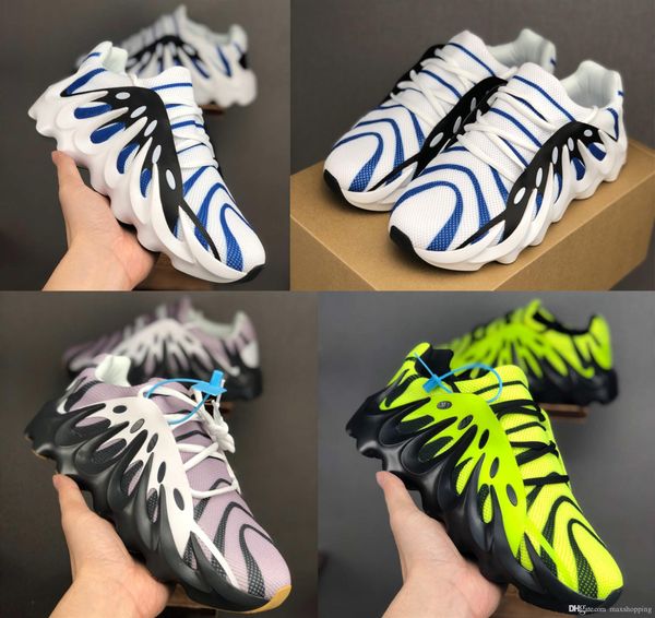

new arrival 451 kanye west running shoes wave runner designer mens fashion look 2019 sports sneakers with original box, White;red