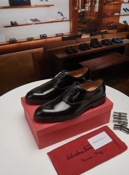 

2019 brands luxury leather men oxford shoes pointed toe men dress shoes with double buckle male wedding shoes big size 37-45, Black