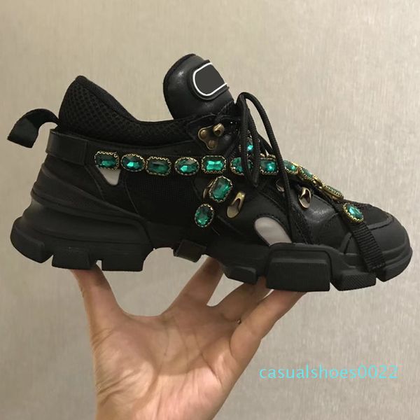 

flashtrek sneakers women casual ankle booties hiking military boots waterproof men women chunky shoes martin boots anti skid c22, Black