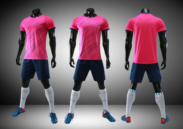 

мужские трикотажные изделия футбола дизайн online customized мужские mesh performance личность магазин популярный обычай футбол одежды унифо, Black;red