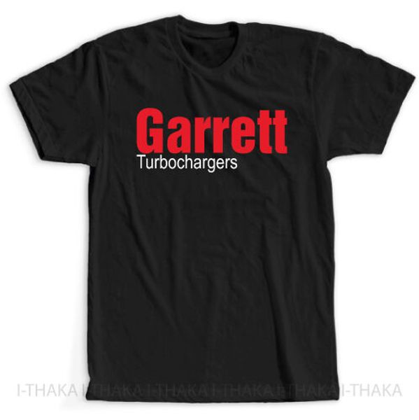 

garret turbochargers logo new t-shirt, White;black