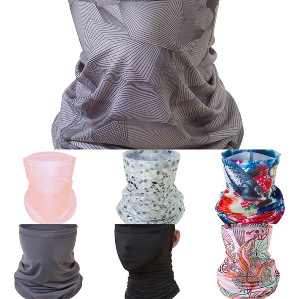 

mxvlu sport scarf men women face bandanas turban hand band magic scarf headband outdoor scarf cycling ski magic mask, Black