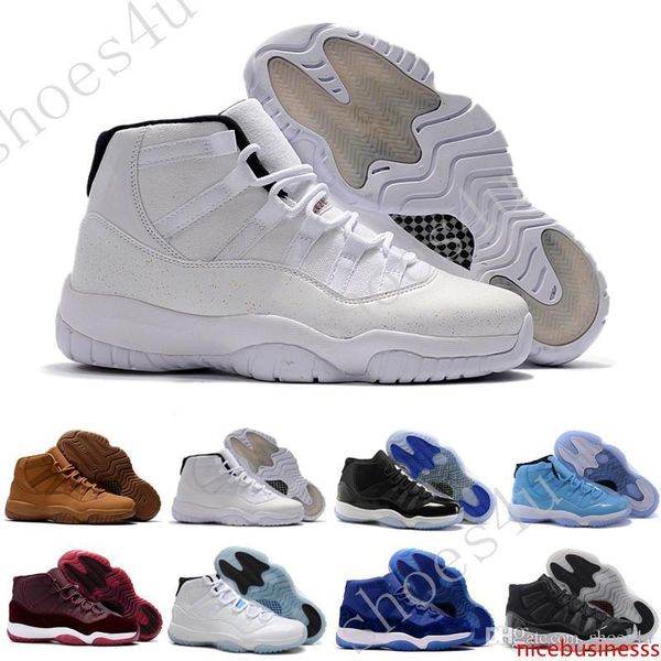 

скидка (11)xi space jam legend синий черный бархат 72-10 баскетбольные туфли мужские спортивные кроссовки 11s выведенные женские кроссовки