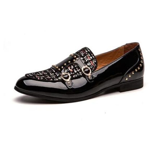 YENİ Moda Erkekler Flats Ayakkabı HandMade Parlak altın ve gümüş parti ve düğün erkekler makosenler Büyük Boyut mokasen EUR38-46 elbise