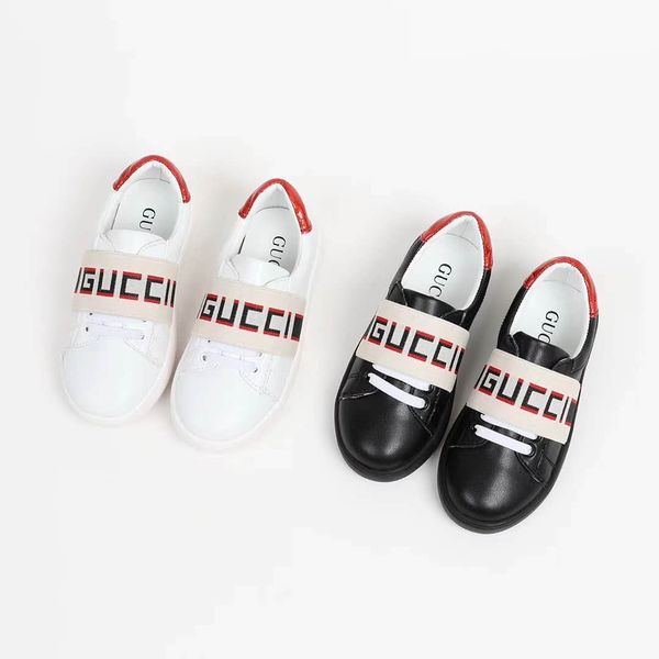 

Skateboarding shoe for kid girl white running fashion shoe sneakers boy black leather designer shoes Eu 26-35