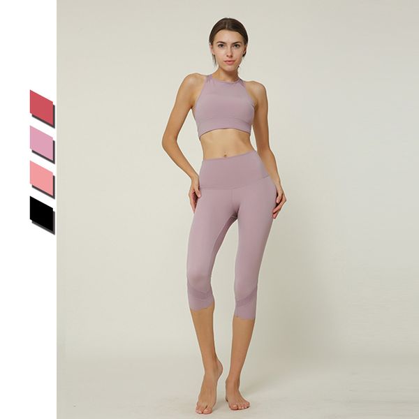 

женщины бесшовные йога набор фитнес спортивные костюмы тренажерный зал ткань йога с длинным рукавом рубашки высокая талия бег леггинсы трени