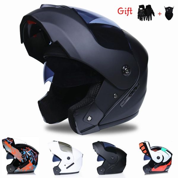 

2020 professional racing helmet modular dual lens motorcycle helmet flip up safe helmets casco capacete casque moto s-xl