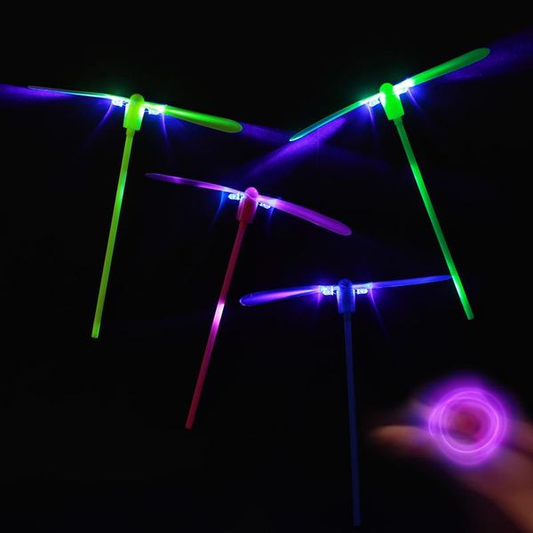 

5pcs led light flying toy led light flash toys baby ufo toys party funny gift xmas outdoor light up toy