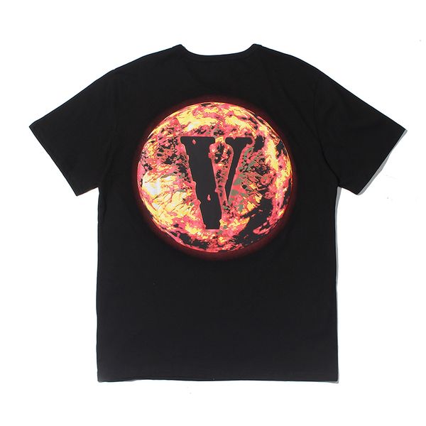 

Vlone Новая Мода Мужская Футболка Уличная Одежда Мужчины Женщины Хип-Хоп Короткие Sl