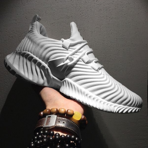 

brand comfortable breathable lightweight sports casual running shoes mesh sneakers tenis masculino adulto zapatos de hombre, Black