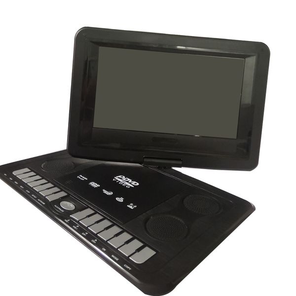 

13.9in portable dvd player hd cd tv player lcd widescreen card reader m8617 gps