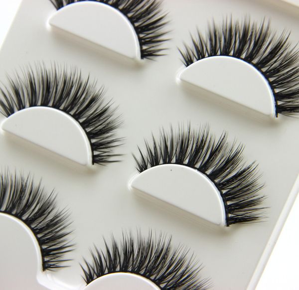 

hbzgtlad 3d mink false eyelashes natural crisscross messy fake eyelashes lashes