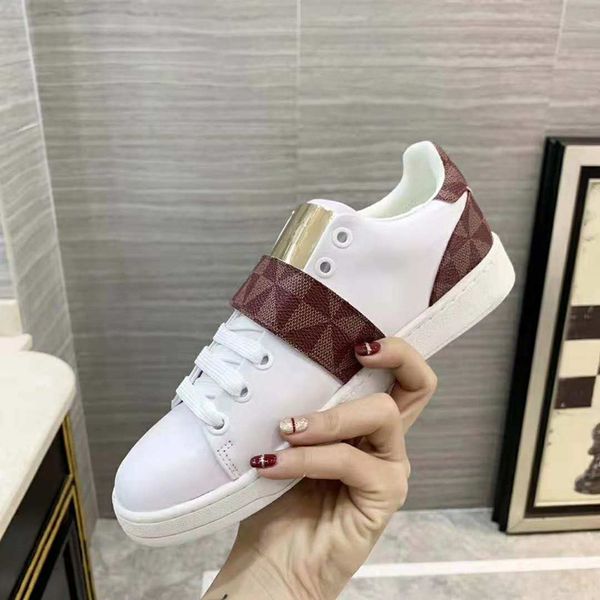 

Low-top женская обувь top luxury brand повседневная обувь 35-42 кожа верхний новый горячий (с к