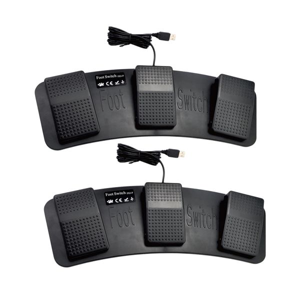 

2pcs педаль usb foot управления переключатель game pad