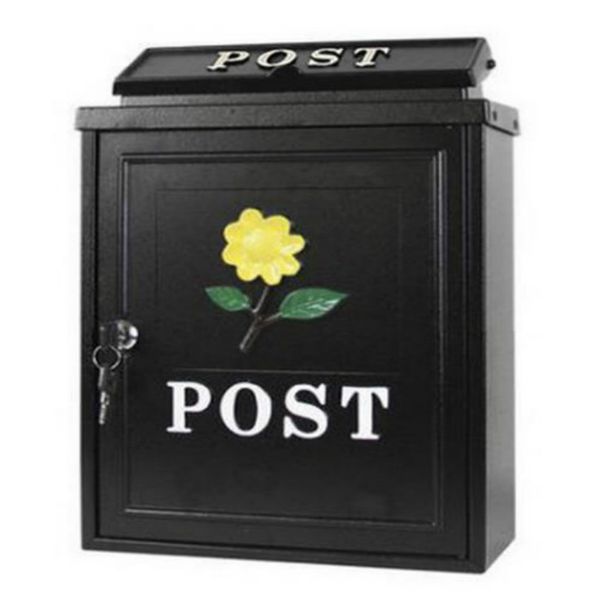 

rustproof waterproof iron mailbox outdoor indoor mail box garden apartment post box letter box