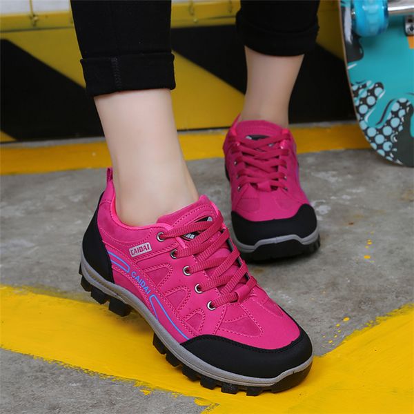 

women travel sneakers mountain climbing shoes anti-skid wear resistant travel athletics footwear professional hiking shoes