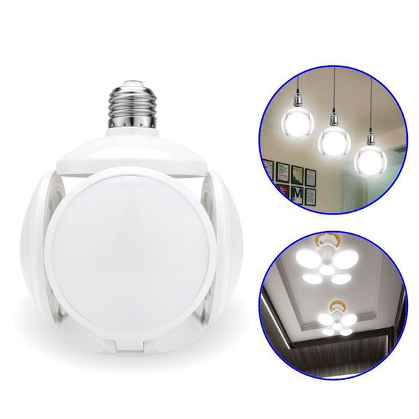 

led bulb e27 40w football ufo lamp 360 degree foldable lamp ac 85-265v