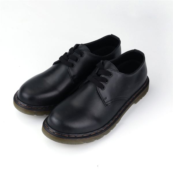 

men spring work safety casual shoes business flats gentle shoes oxford for men lover women black leather zapatos hombre