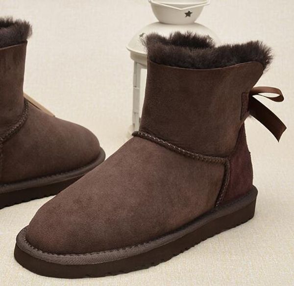 

with box 2o2o snow boots australia snow winter leather girl classic fashion women classic maroon black gray wholesale boost ing